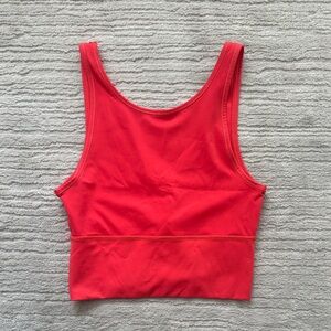lululemon athletica Red Crop Top
